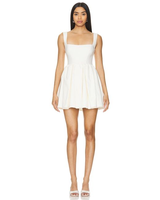 LPA Giovanna Mini Dress White