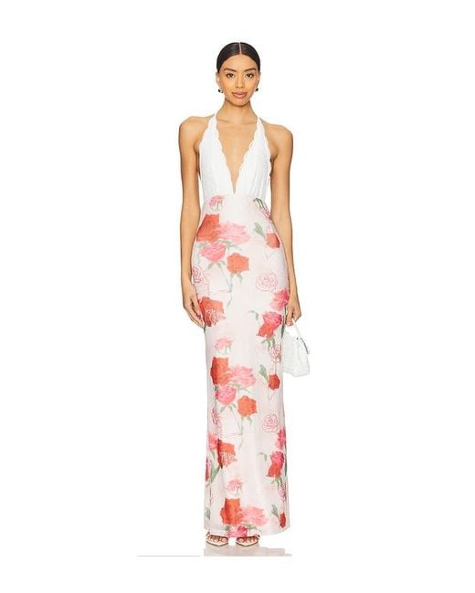 MORE TO COME White Camryn Maxi Dress
