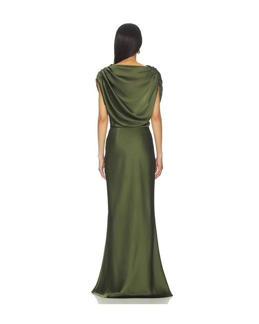 Lovers + Friends Green Liliana Gown