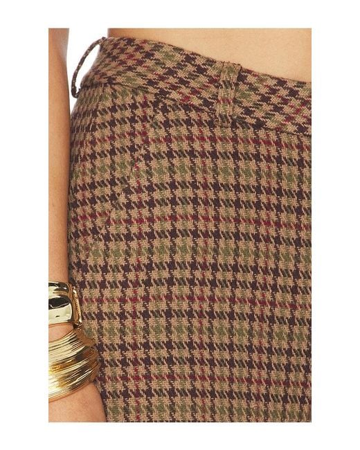 L'Agence Brown Pilar Wide Leg Pant