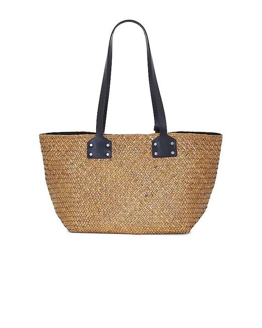 AllSaints Natural Mosley Straw Tote