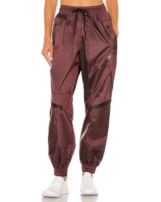 Adidas By Stella McCartney Red Asmc Woven Track Pant