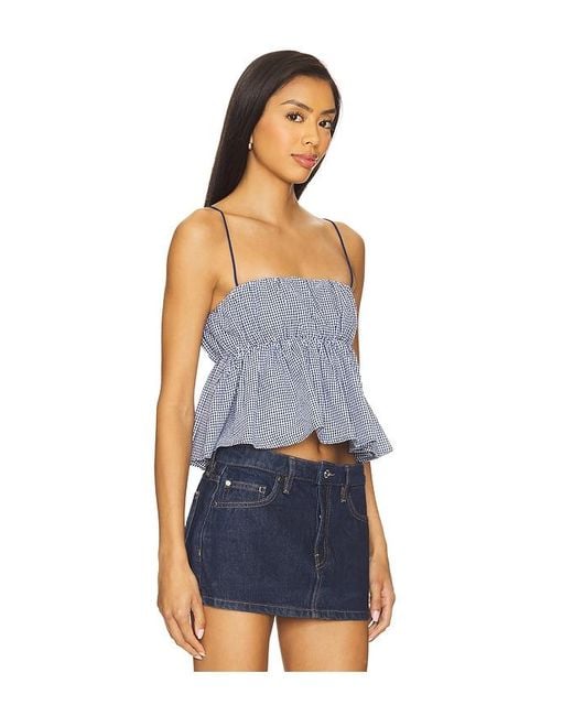 MORE TO COME Blue Bailey Cami Top