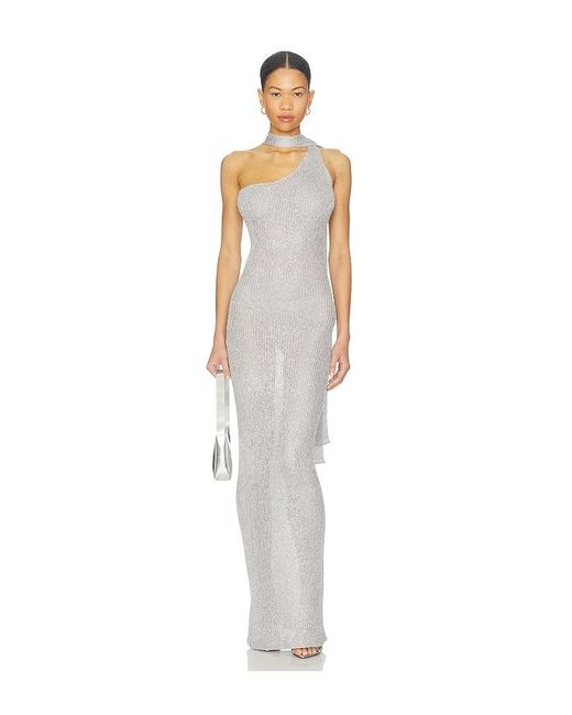 Bananhot White Aretha Maxi Dress
