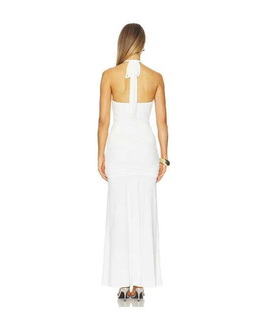 Runaway the Label White Alola Halter Maxi Dress