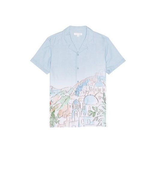 メンズ Vintage Summer シャツ Blue