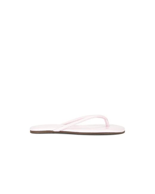 TKEES White Tubular Lily Sandal