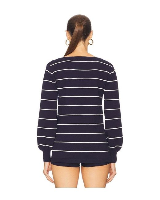 Seven Wonders Blue Eleonora Sleeved Top