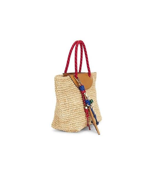 Madewell Multicolor Raffia Mini Tote Bag