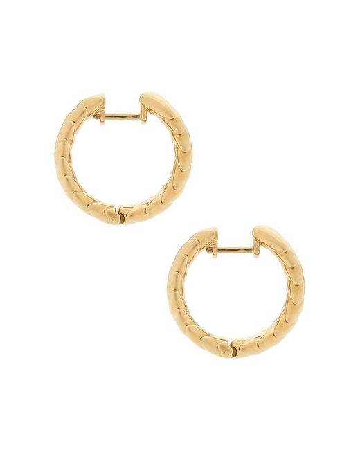Bevza Metallic Spikelet Hoops