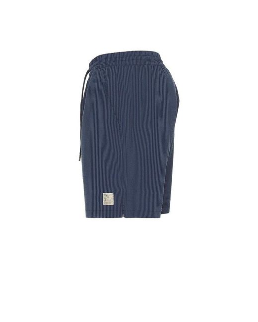 Marine Layer Blue 6 Stretch Swim Trunk for men