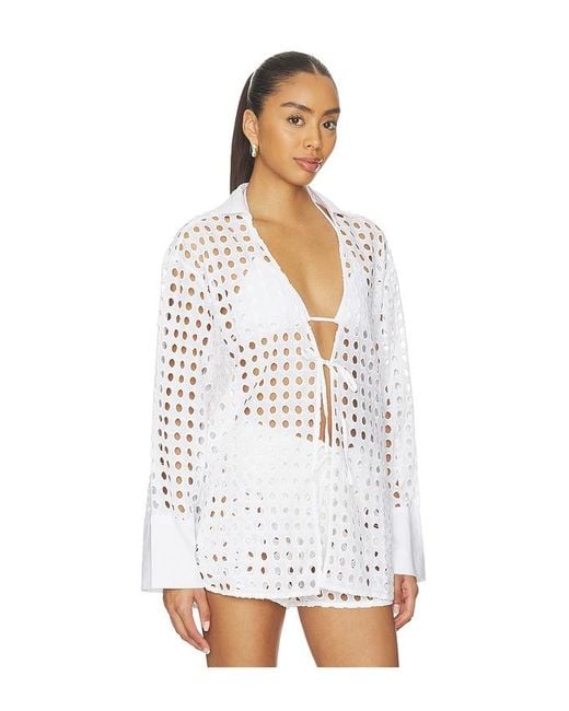 Solid & Striped White The Jaclyn Tunic