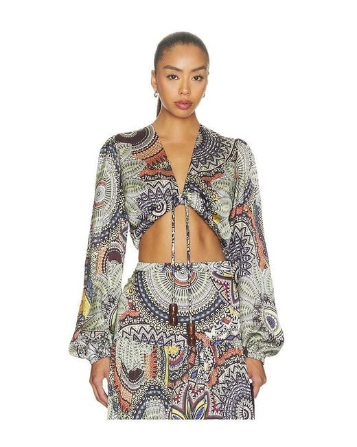 Alexis White Colmar Top