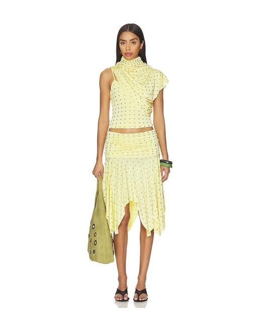 Siedres Yellow Sandor Skirt