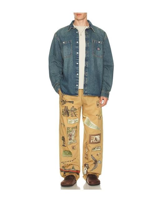 Samuel Zelig Yellow Trail Pant for men