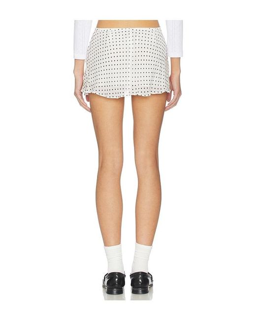 With Jean White Kiki Skirt