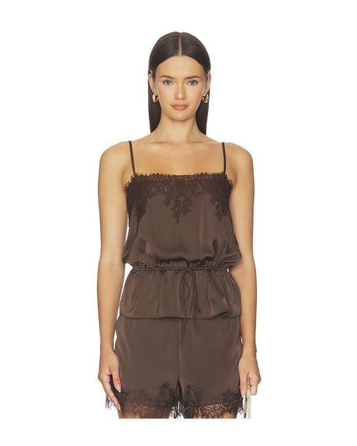 Elodie the Label Brown Diora Top
