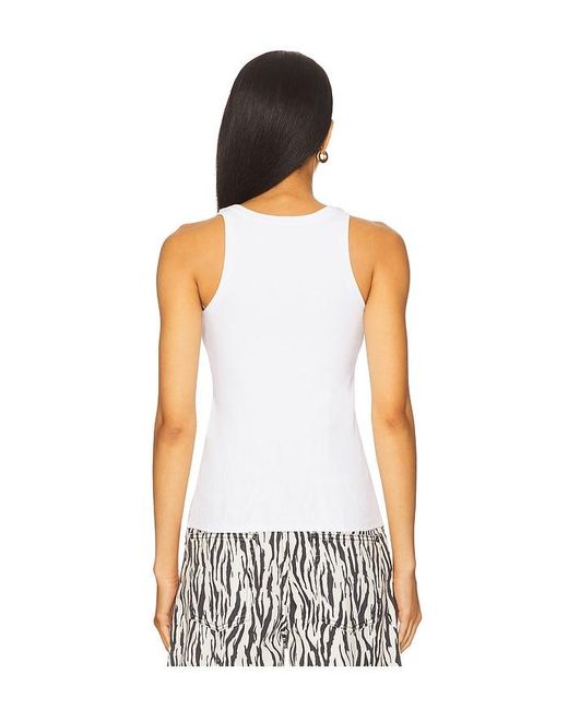 ROTATE BIRGER CHRISTENSEN White Basic Tank Top