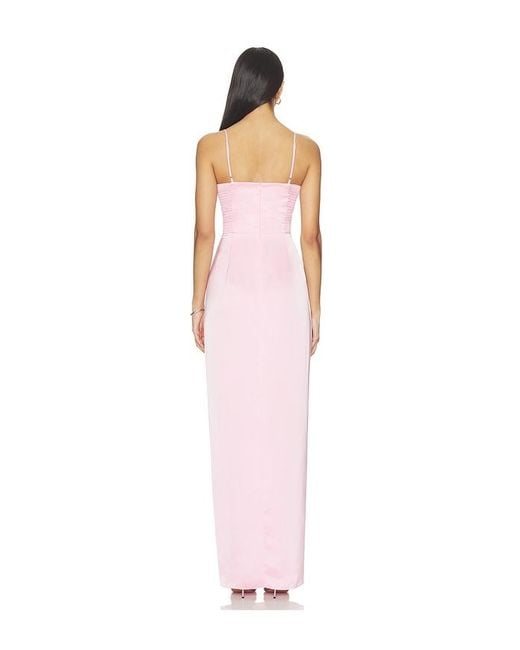 Amanda Uprichard White Lrya Maxi Dress