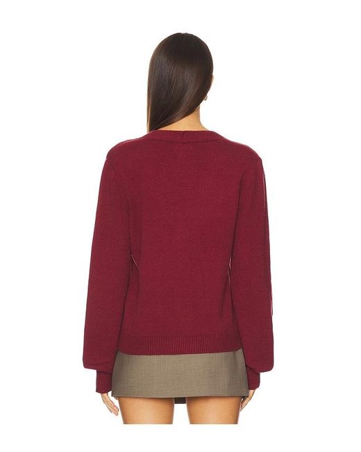 ALL THE WAYS Red Dakota Cardigan