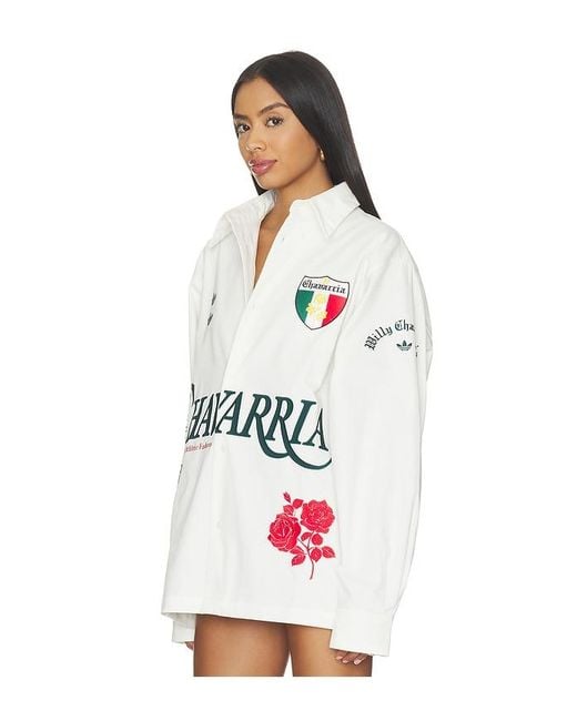 Adidas Originals White Chavarria Dress Shirt