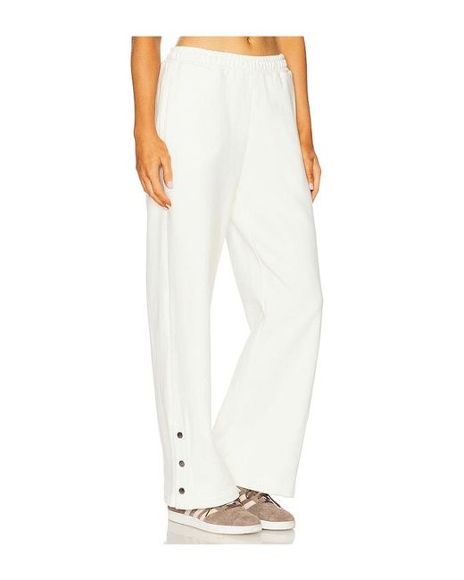 Araminta James White Snap Hem Trackpant