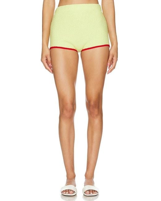 Joos Tricot Yellow Booty Shorts