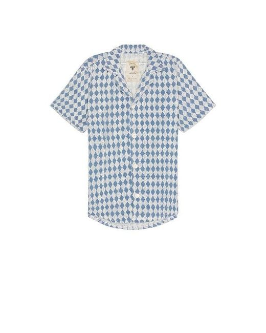 Oas Blue Diamond Cuba Terry Shirt for men