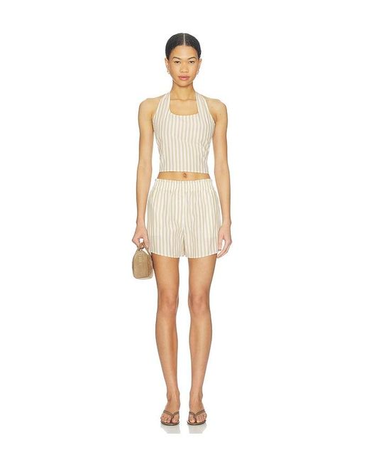 LNA White Cayman Short