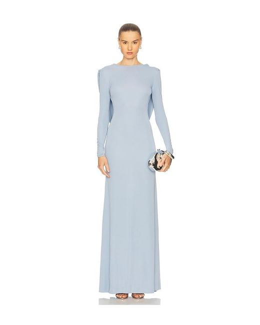 The New Arrivals Ilkyaz Ozel White Roisin Maxi Dress