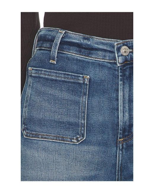 Citizens of Humanity Blue Kimberly Patch Pocket Flare Jeans