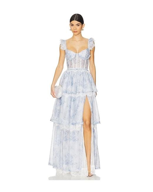V. Chapman White Jolie Gown
