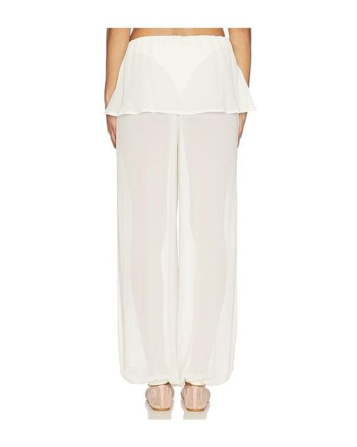 MORE TO COME White Laguna Balloon Pant