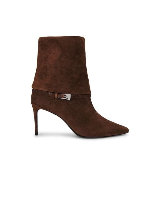 Black Suede Studio Brown Simone 80 Boot