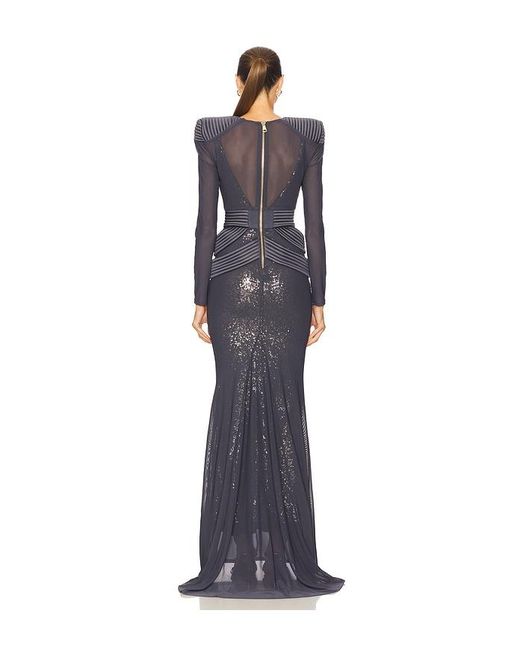 Zhivago Blue Mimicry 2 Piece Gown