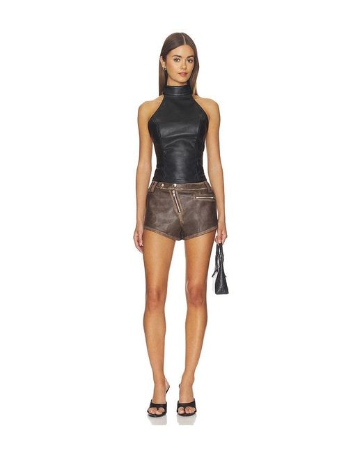 BY.DYLN Black Rhys Micro Short