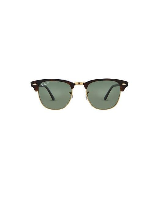 Ray-Ban Sonnenbrille Clubmaster Classic in Green für Herren