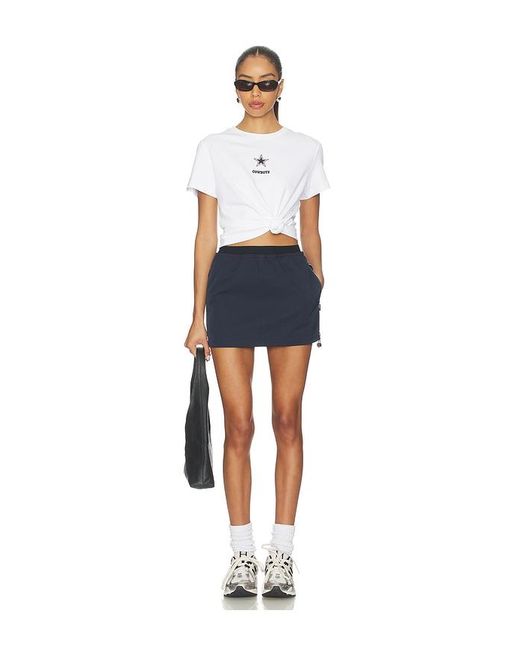 Terez White X Revolve Cowboys Basic Logo Tee