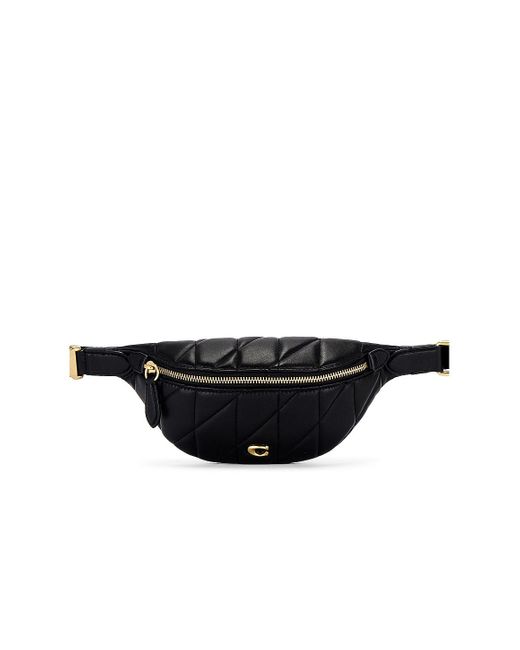 COACH Quilted Pillow Essential ベルトバッグ Black