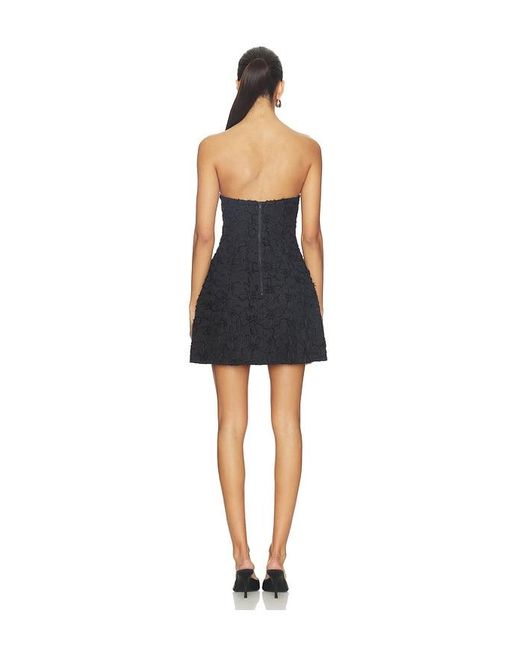 Bardot Black Karoline Textured Mini Dress