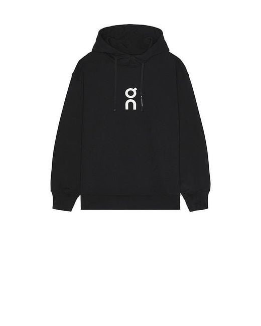 On Shoes Black Club Hoodie Tennis for men