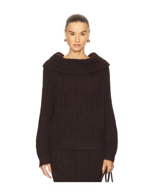 Line & Dot Black Ophelie Sweater