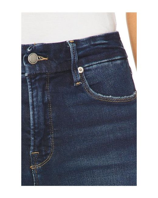 GOOD AMERICAN Blue Soft Tech Good Classic Bootcut Jeans