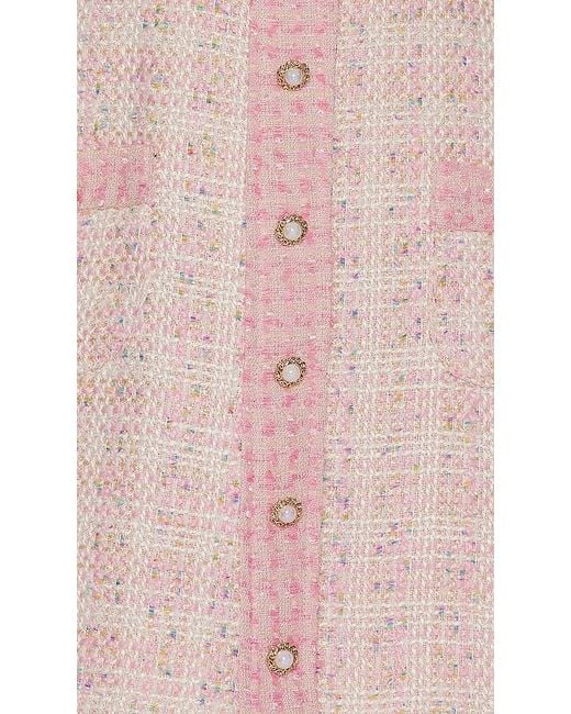 Amanda Uprichard Pink Archie Dress