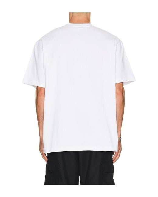 vowels White Kitty Tee for men