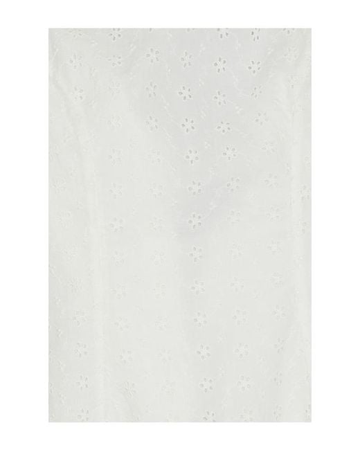 For Love & Lemons White Susie Eyelet Mini Dress