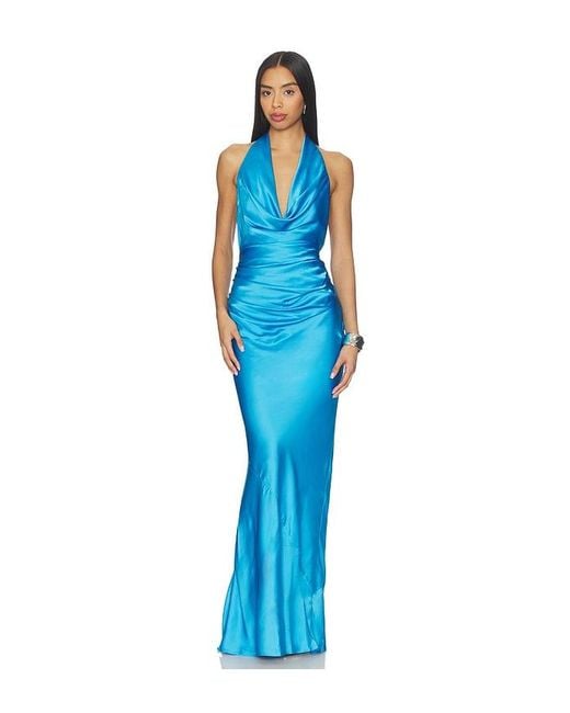Nookie Blue Penelope Drape Gown