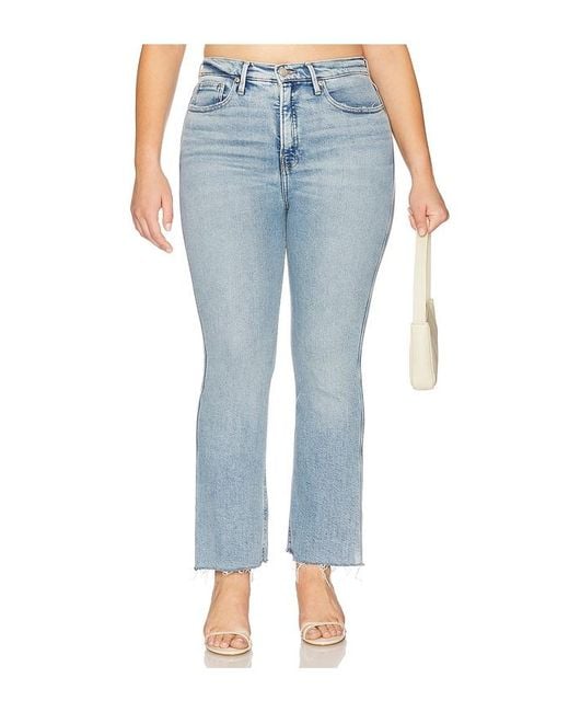 GOOD AMERICAN Blue Good Standard Kick Flare Jeans