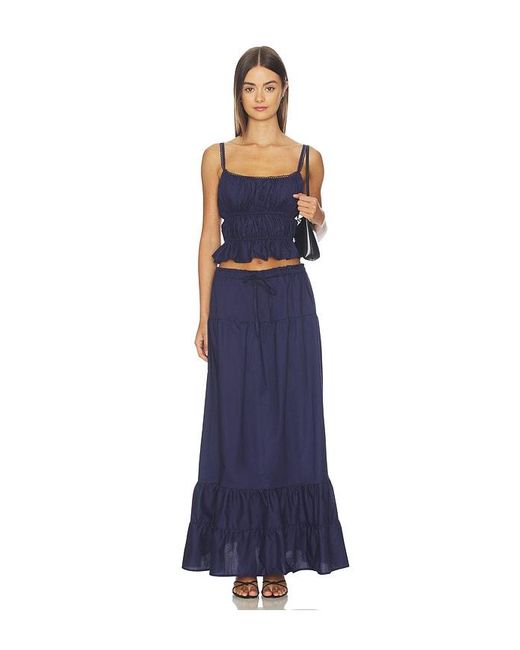 Peixoto Blue Amelia Top