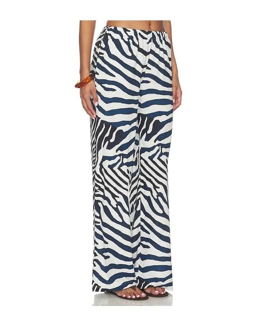 Seven Wonders White Kaeli Elasticated Palazzo Pant